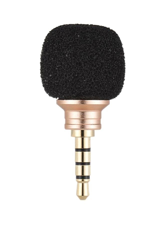 ANDOER EY-610A Portable Clip-On Lapel Lavalier Condenser Microphone LU-D5161G Gold/Black  - Image 1