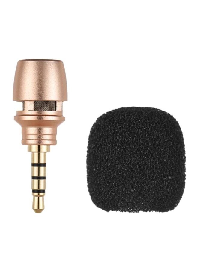 ANDOER EY-610A Portable Clip-On Lapel Lavalier Condenser Microphone LU-D5161G Gold/Black  - Image 2