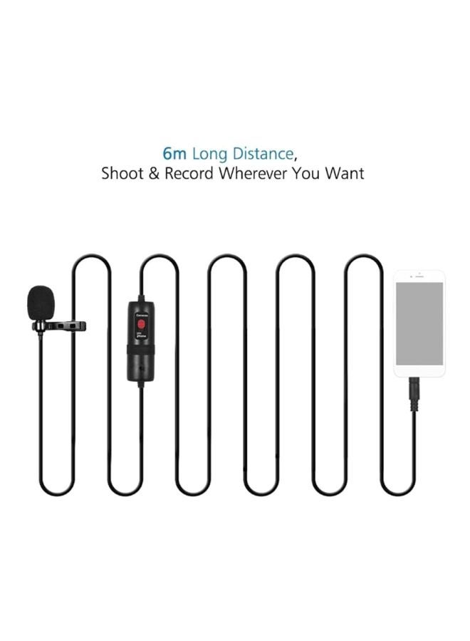 ANDOER Omni Directional Condenser Lavalier Microphone DD2725 Black  - Image 5