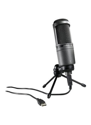ميكروفون يُكثّف الصوت وقلبيّ الشكل AT2020USB+ أسود - v1615569949/N28668419A_1