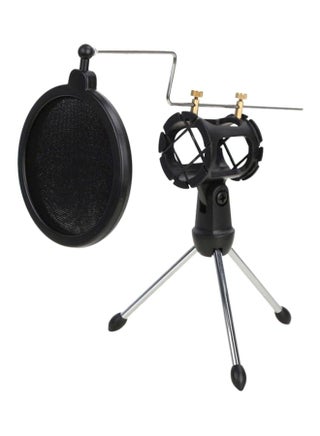 Microphone Stand Mount Phone Holder I2898 Black - v1615569955/N19942077A_1