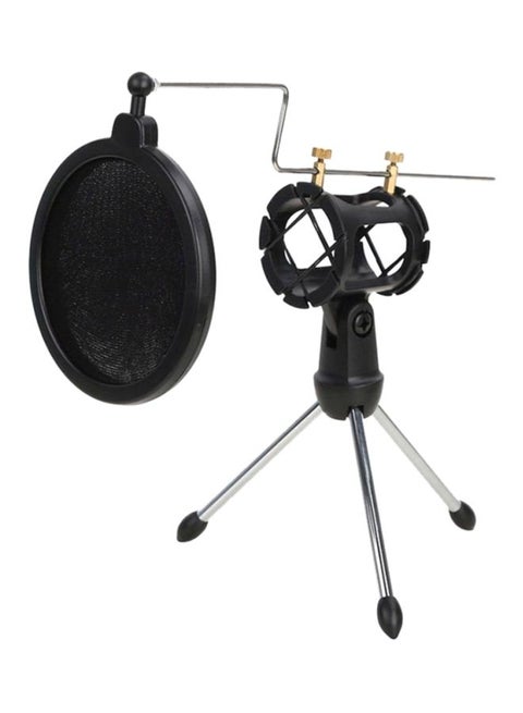 Microphone Stand Mount Phone Holder I2898 Black