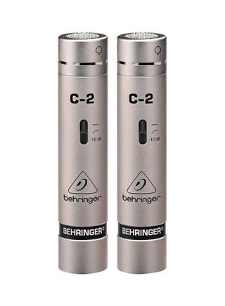 Pair Of Studio Condenser Pencil Style Microphone C2PAIR Gold - v1615569957/N38982009A_1