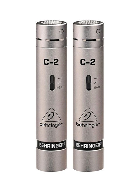 Pair Of Studio Condenser Pencil Style Microphone C2PAIR Gold