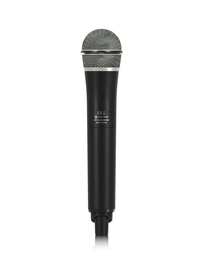 behringer - Digital Wireless System With Handheld Microphone And Receiver ULM300MIC Black/Silver - Image 1