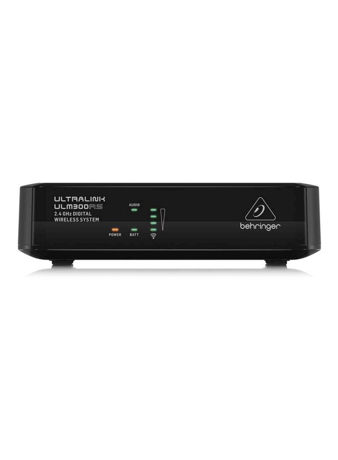 behringer - Digital Wireless System With Handheld Microphone And Receiver ULM300MIC Black/Silver - Image 1