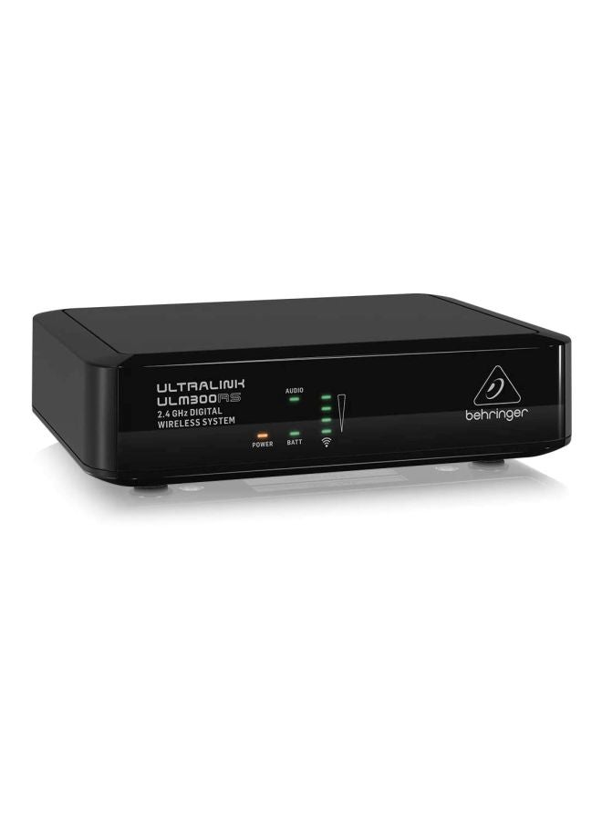 behringer - Digital Wireless System With Handheld Microphone And Receiver ULM300MIC Black/Silver - Image 1
