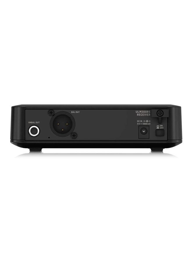 behringer - Digital Wireless System With Handheld Microphone And Receiver ULM300MIC Black/Silver - Image 1