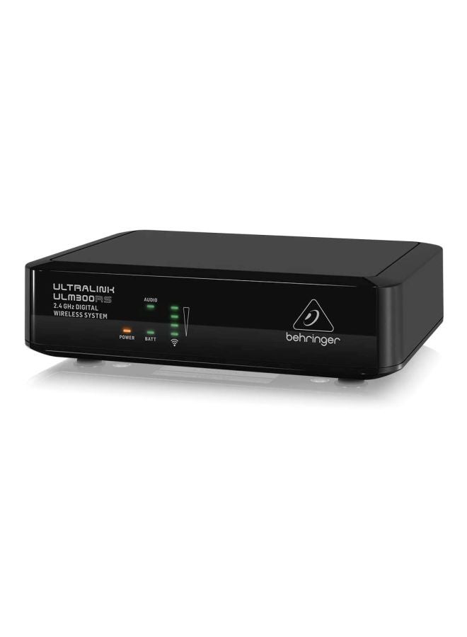 behringer - Digital Wireless System With Handheld Microphone And Receiver ULM300MIC Black/Silver - Image 1