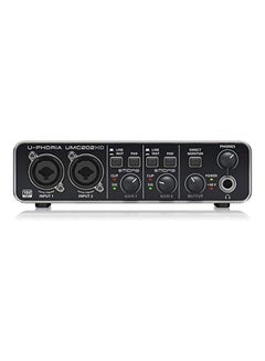 behringer USB Audio Interface And Condenser Microphone With Studio Headphone Set U-PHORIA STUDIO PRO Black/White  - Image 3