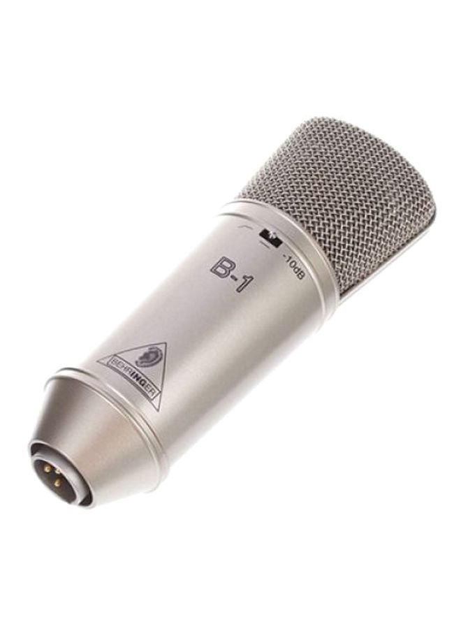 behringer - Large-Diaphragm Studio Condenser Microphone B1 Silver - Image 1