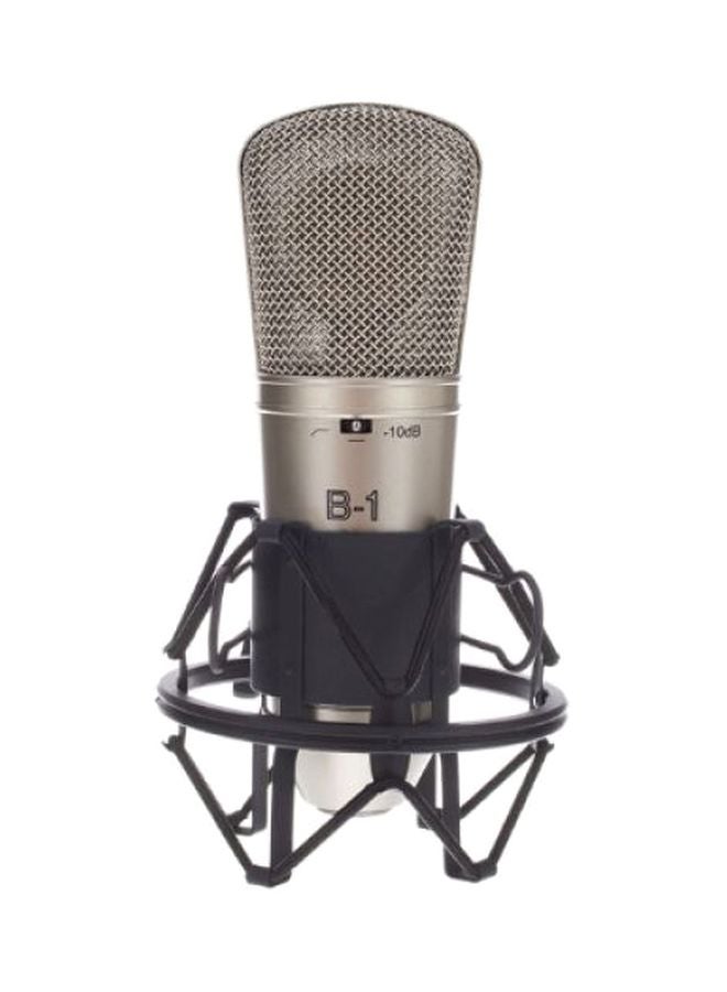 behringer - Large-Diaphragm Studio Condenser Microphone B1 Silver - Image 1