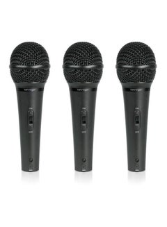 behringer Pack Of 3 Dynamic Cardioid Vocal Microphone With Case XM1800S Black  - Image 4