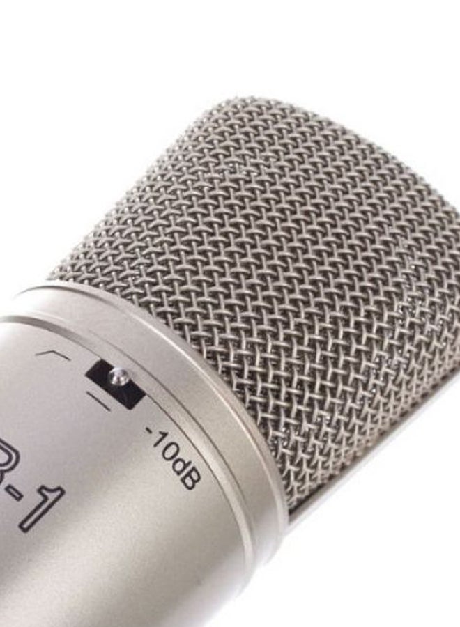 behringer - Large-Diaphragm Studio Condenser Microphone B1 Silver - Image 1
