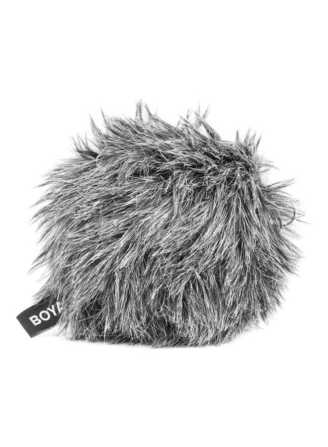 BOYA Universal Cardioid Microphone With Furry Windshield BY-MM1 Black/Red/Grey  - Image 3