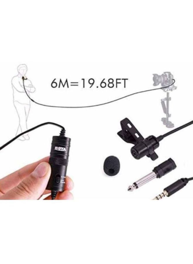 BOYA - Omnidirectional Camera Condenser Microphone BYM1 Black - Image 1