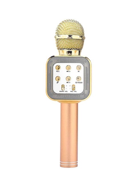 Bluetooth Wireless Microphone With Speaker WS-1818 Gold/Grey/White