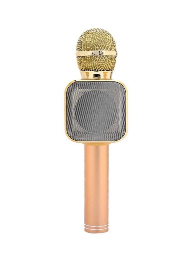 WSTER - Bluetooth Wireless Microphone With Speaker WS-1818 Gold/Grey/White - Image 1