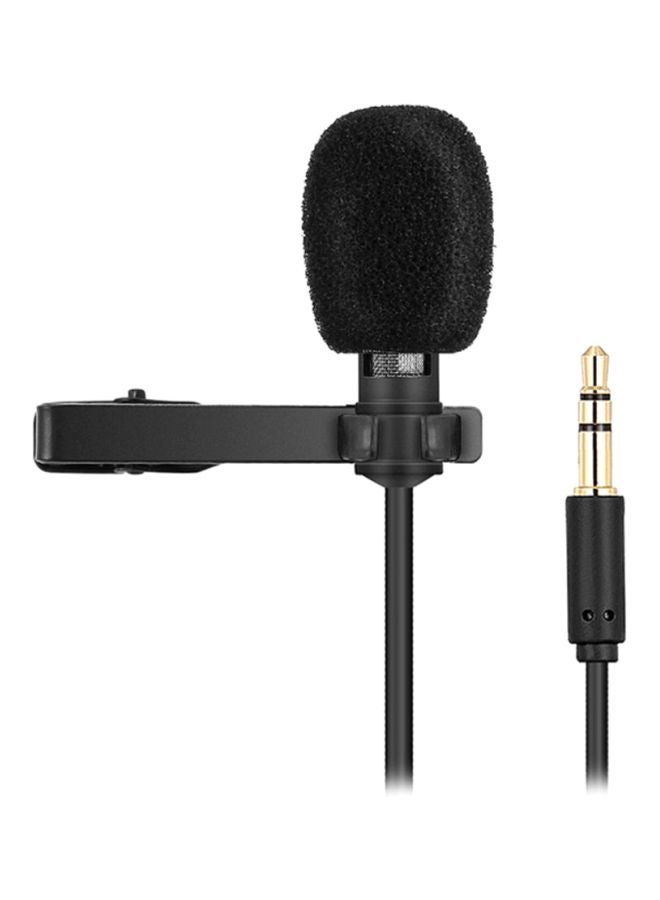 Yanmai Clip-On Omnidirectional Recorder Microphone V3565 Black  - Image 1