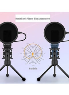 Yanmai Computer Game Recording Condenser Microphone with Pop Filter And Tripod Stand SF-777 SF-777 Black  - Image 3