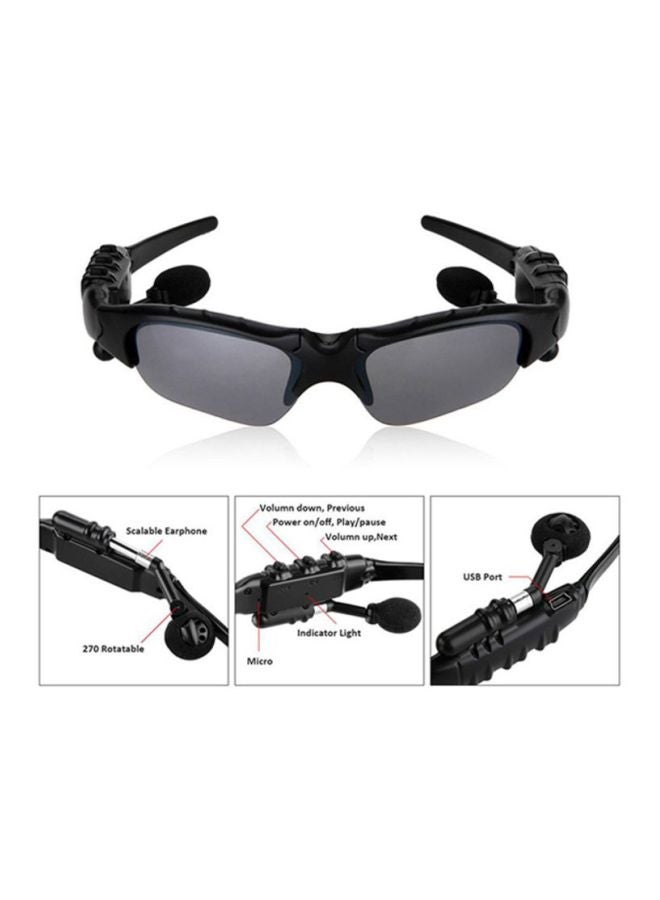 ZOOM Wireless Bluetooth SunGlasses Headset 2724295960082 Black - Image 2