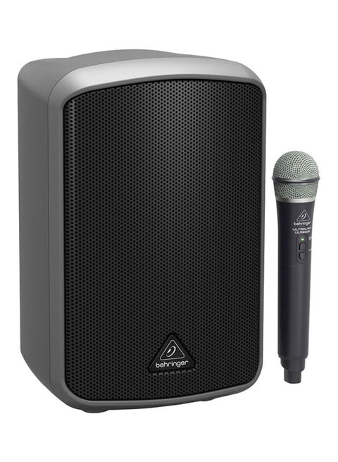 All In One Speaker With Wireless Microphone MPA200BT Grey/Black