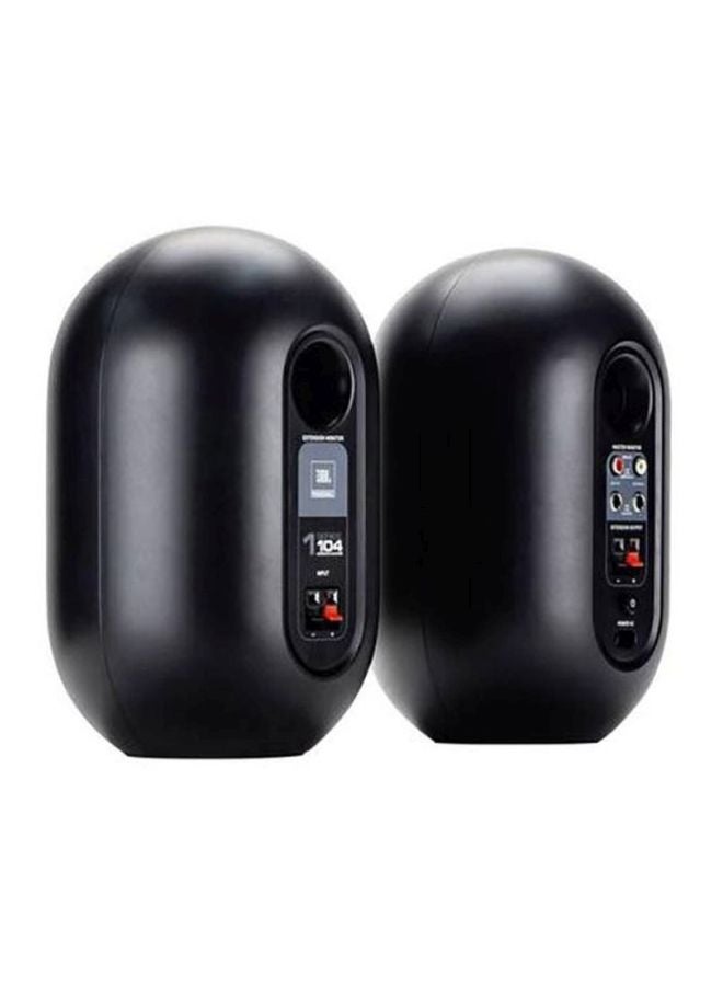 JBL 104-BT Compact Reference Speakers 4226597909 Black  - Image 3
