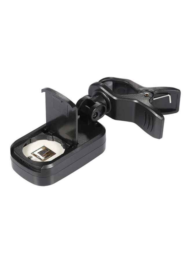ammoon Electric Chromatic Clip-On Tuner For Bass/Guitar/Ukulele/Violin I538 Black - Image 3
