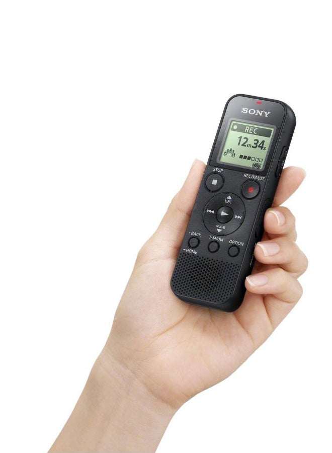 Mono Digital Voice Recorder With Built-in USB ICD-PX370 Black