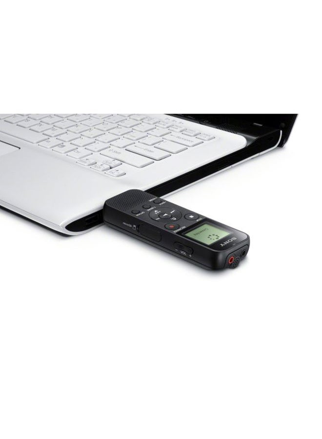 Mono Digital Voice Recorder With Built-in USB ICD-PX370 Black