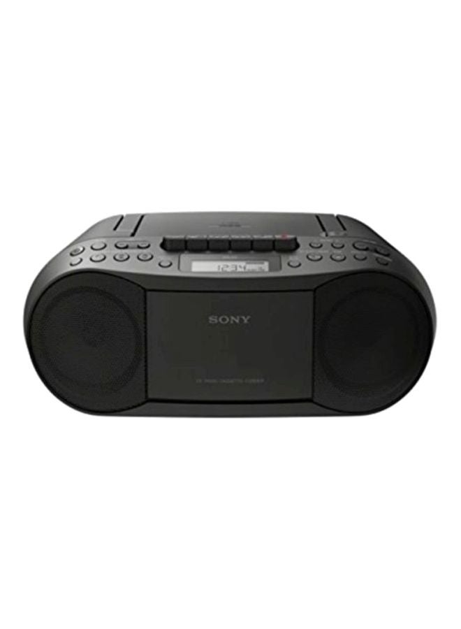 Sony Handheld Cassette And CD Player CFD-S70 Black - Image 1