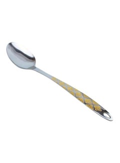 Berger Stainless Steel Solid Spoon Silver/Gold 37cm  - Image 2