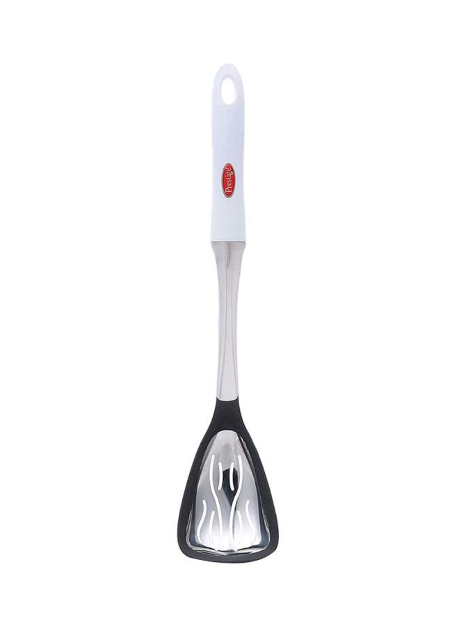 Prestige Slotted Cooking Spoon Silver/Black - Image 1