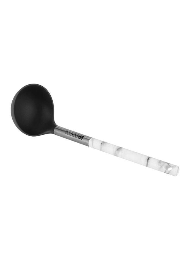 Marble Designed Nylon Soup Ladle Multi Color 8cm