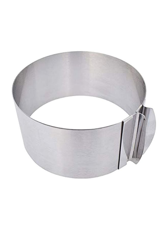 Beauenty - Adjustable 3D Round And Square Cake Mold Silver - Image 1