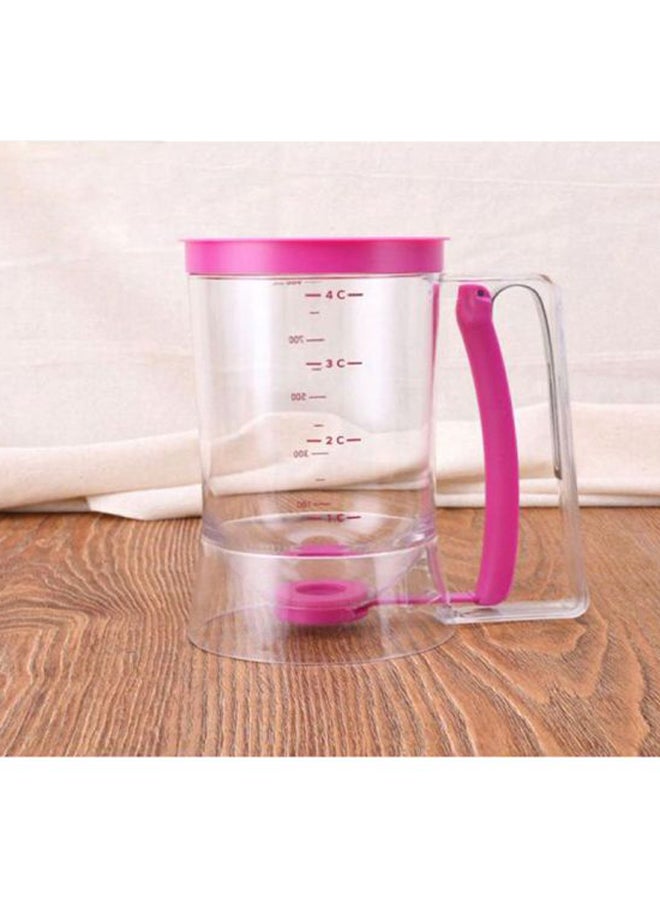 docooler - Batter Dispenser Baking Tool Clear/Purple 900ml - Image 1