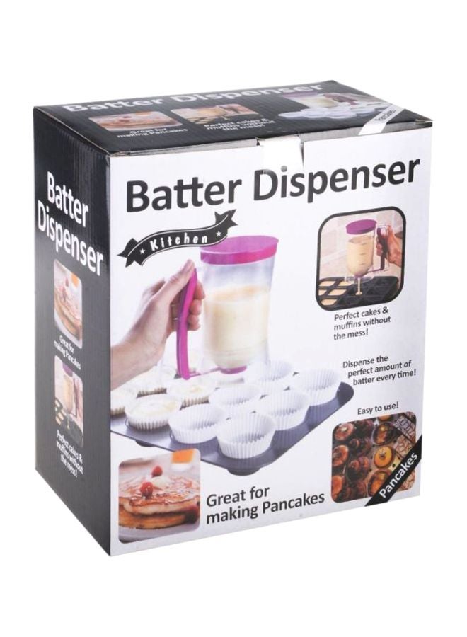 docooler - Batter Dispenser Baking Tool Clear/Purple 900ml - Image 1