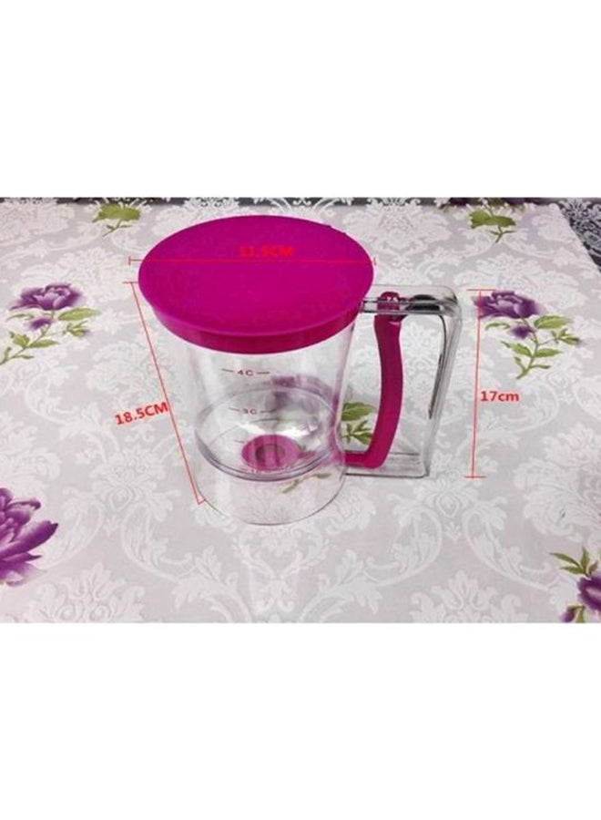docooler - Batter Dispenser Baking Tool Clear/Purple 900ml - Image 1