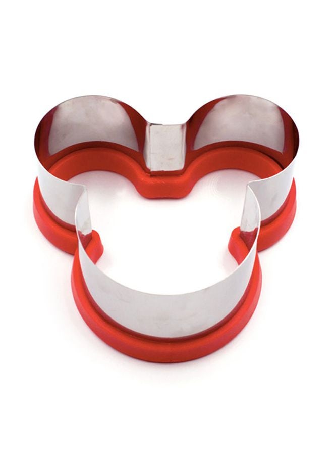 Sharpdo Mickey Mouse Shape Stainless Steel Cookie Cutter Set Red/Silver 10x9.2x4.5cm  - Image 3