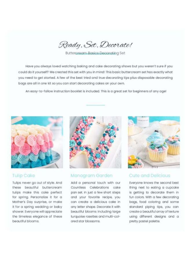 Beauenty Cake Decorating Piping Nozzle Silver - Image 3