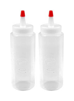 2-Piece Mini Squeeze Bottles Clear