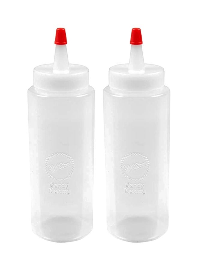 Wilton - 2-Piece Mini Squeeze Bottles Clear - Image 1