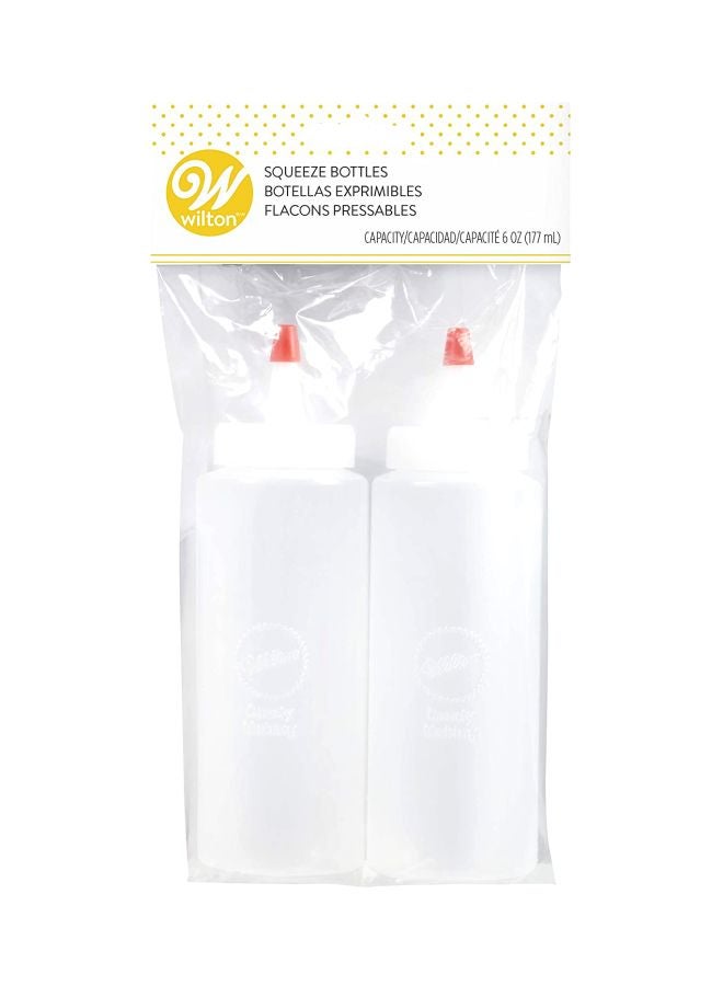 Wilton - 2-Piece Mini Squeeze Bottles Clear - Image 1