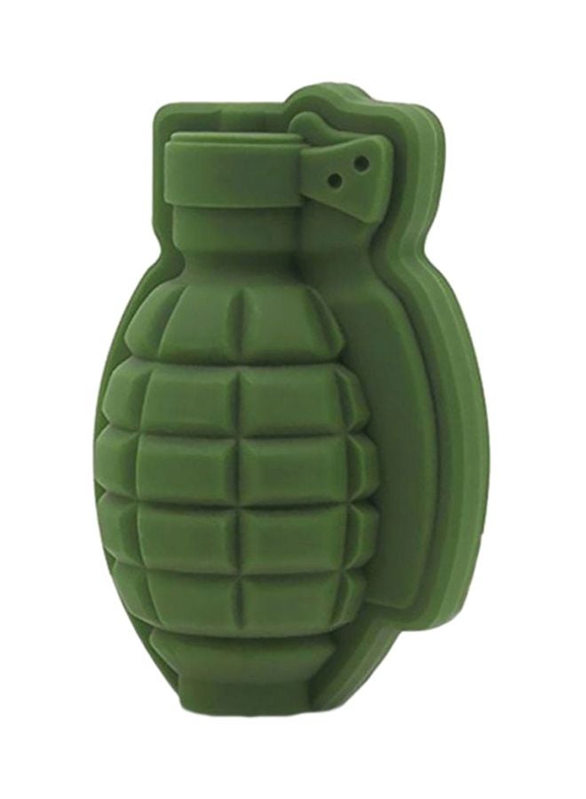 بيوينتي قالب مكعبات الثلج على شكل قنبلة يدوية ثلاثية الأبعاد أخضر 9x6x6سم - Image 1