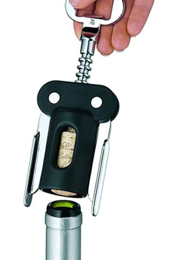 WMF Corkscrew With Bottle Opener Black/Silver 20cm  - Image 2