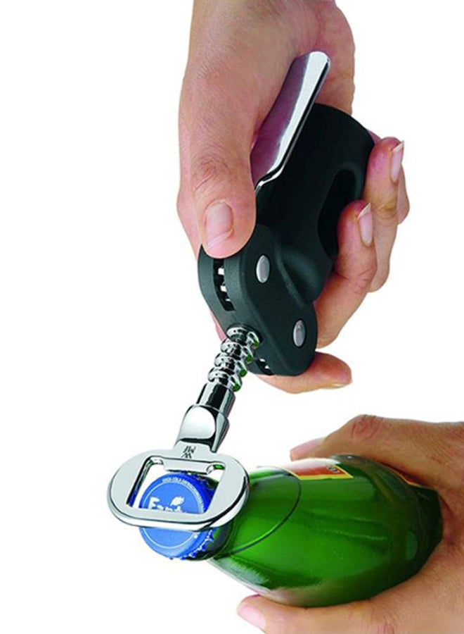 WMF Corkscrew With Bottle Opener Black/Silver 20cm  - Image 3