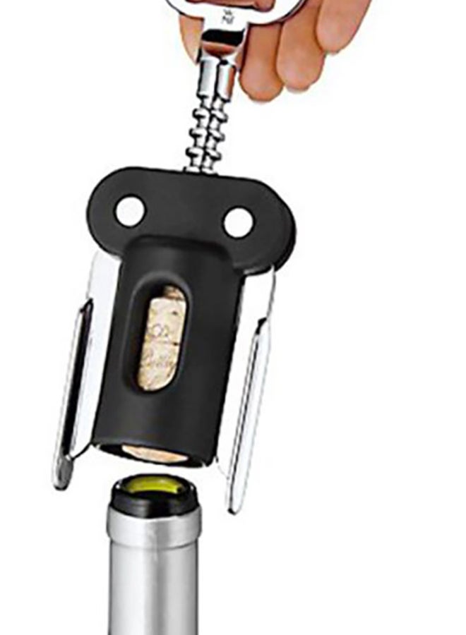WMF Corkscrew With Bottle Opener Black/Silver 20cm  - Image 4