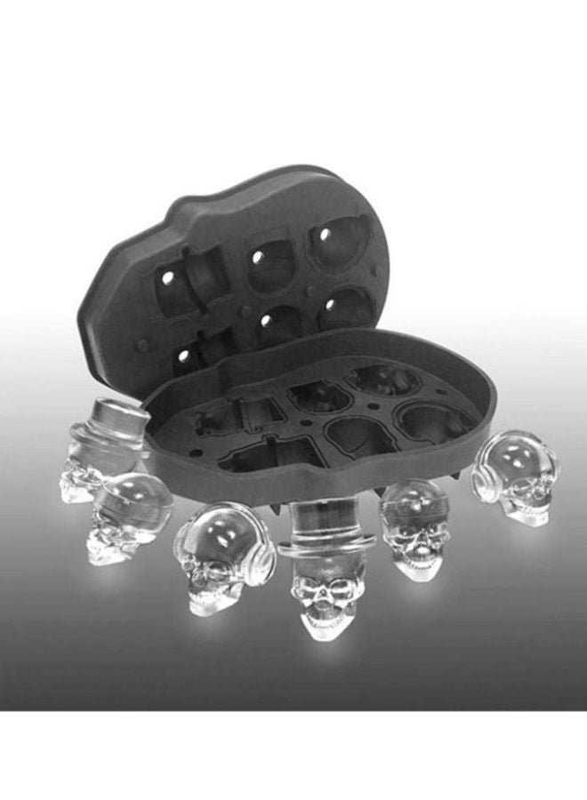 Sharpdo - Skull Shape Ice Box Black 12.7x18.2cm - Image 1