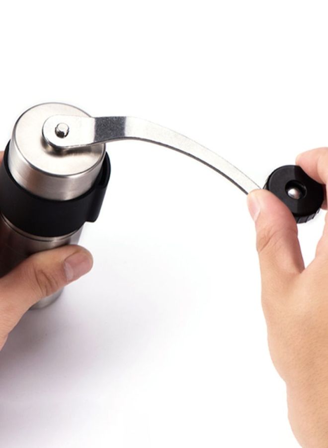 Sharpdo Stainless Steel Portable Coffee Grinder Silver 13.2X4.5 Centimeter Silver/Black 30ml - Image 3