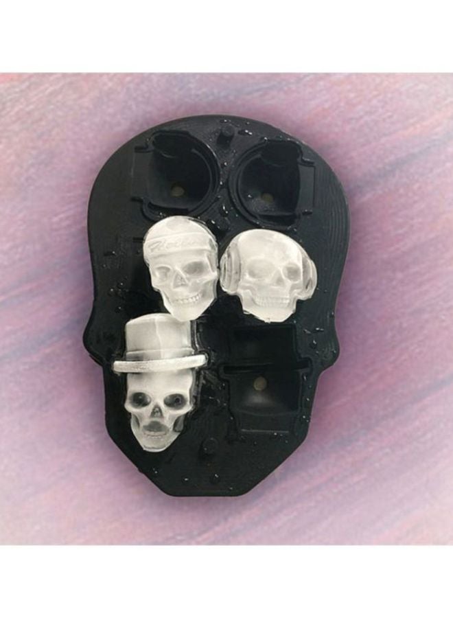 Sharpdo - Skull Shape Ice Box Black 12.7x18.2cm - Image 1
